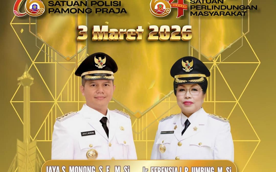 Dirgahayu Satuan Polisi Pamong Praja (Satpol PP) ke-76 dan Satuan Perlindungan Masyarakat (Satlinmas) ke-64.